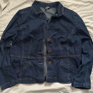 St. John’s Bay Stretch Denim Blue Jacket